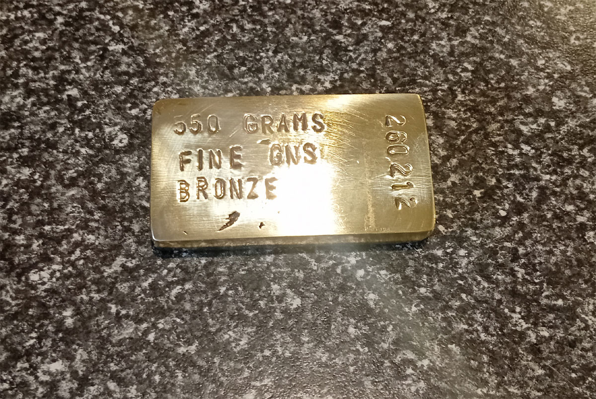 500 Gram Copper bullion bar - $28.00 : GNS Supplies Limited, Gold ...