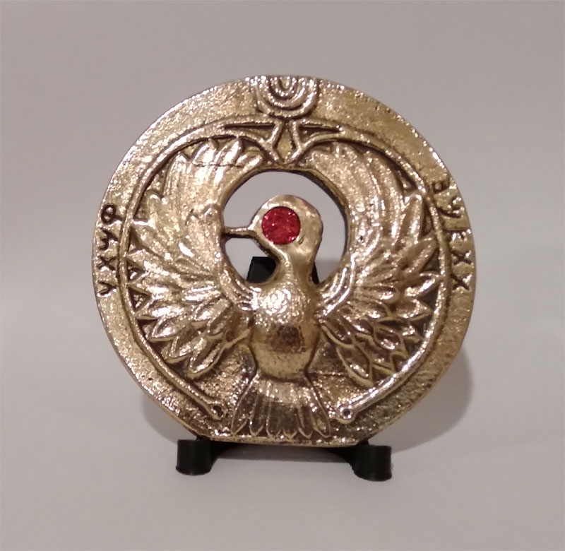 (image for) bronze medallion Raiders of the lost Ark (The Staff of Ra)